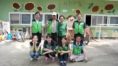 참사랑봉사단 결연기관 4곳에서 봉사활동 실시