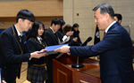 율곡중·고등학교 우수인재 한기사장상 시상