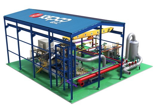 Image of commercial CO2 compression liquefaction facility 1