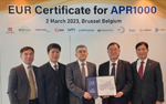 APR1000 acquires the European Utility Requirements (EUR Rev.E) Certification
