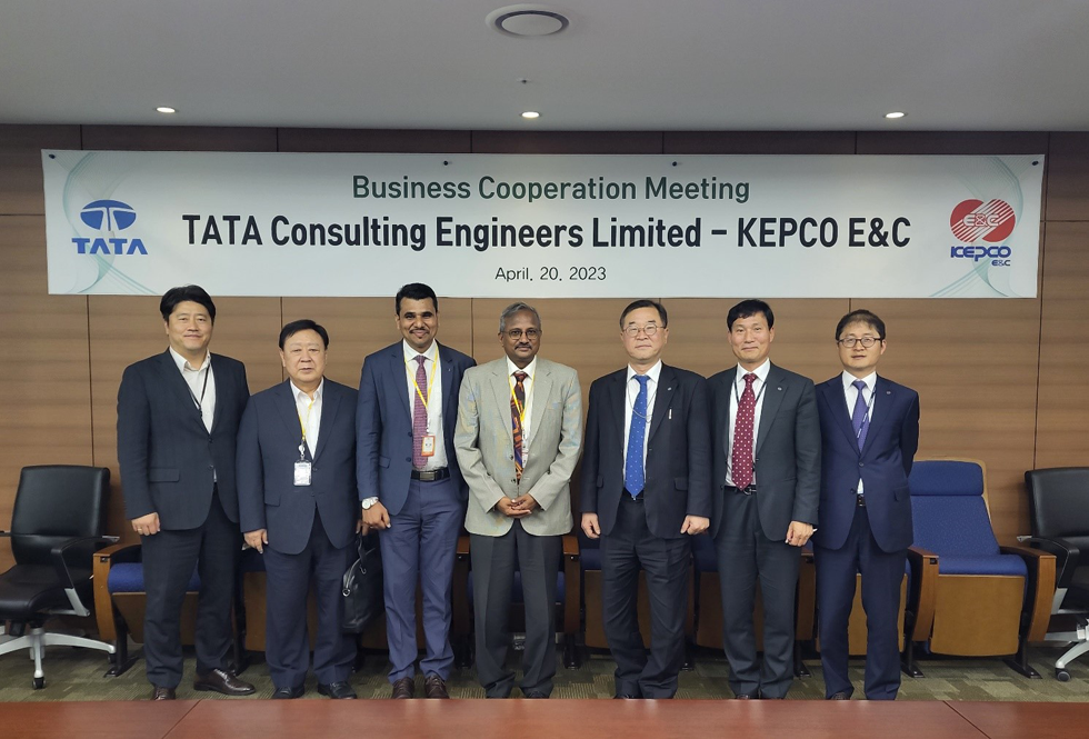 Business Cooperation Meeting TATA Consulting Engineers Limited - KEPCO E&C