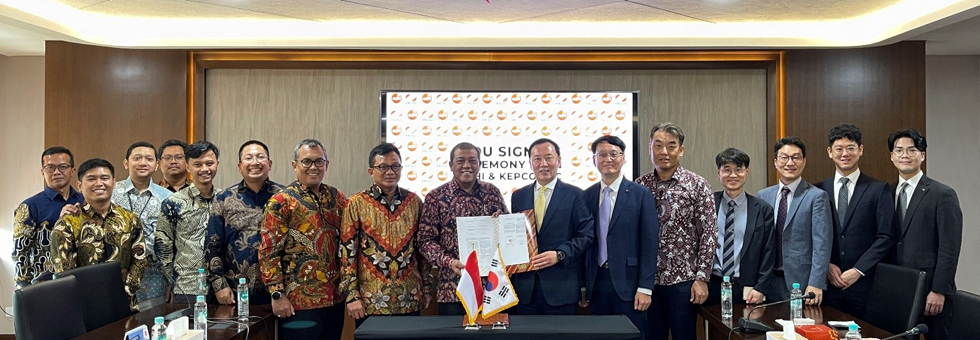 Adhi Karya社와 인도네시아 발전사업 협력협약 체결