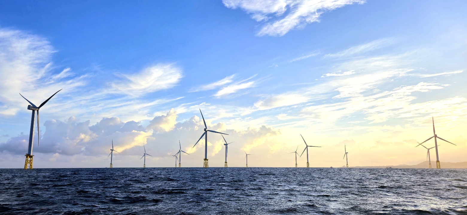 국내 최대규모 100MW 제주한림해상풍력사업 시설준공 완료 사진